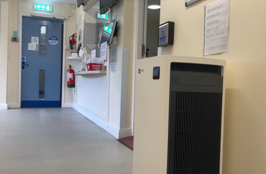What did our general practice and dental clinic case studies show about airborne microbes?